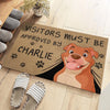 I Work Hard So My Dogs Can Have Nice Things - Dog Personalized Custom Home Decor Decorative Mat - House Warming Gift For Pet Owners, Pet Lovers