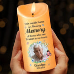 Custom Photo Memorial Gifts - Personalized LED Candle