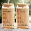 Good Coworkers Are The Real Office Perks - Coworker Personalized Custom Glass Cup, Iced Coffee Cup - Christmas Gift For Coworkers, Work Friends, Colleagues