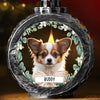 Custom Photo You Are Not Forgotten, You Will Live In My Heart Forever - Memorial Personalized Custom Candlelight Lantern Ornament - Sympathy Gift, Christmas Gift For Pet Owners, Pet Lovers