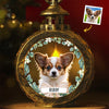 Custom Photo You Are Not Forgotten, You Will Live In My Heart Forever - Memorial Personalized Custom Candlelight Lantern Ornament - Sympathy Gift, Christmas Gift For Pet Owners, Pet Lovers