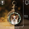 Custom Photo You Are Not Forgotten, You Will Live In My Heart Forever - Memorial Personalized Custom Candlelight Lantern Ornament - Sympathy Gift, Christmas Gift For Pet Owners, Pet Lovers
