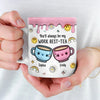 Cheers To My Work Best-tea - Coworker Personalized Custom 3D Inflated Effect Printed Mug - Gift For Coworkers, Work Friends, Colleagues