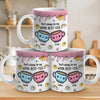 Cheers To My Work Best-tea - Coworker Personalized Custom 3D Inflated Effect Printed Mug - Gift For Coworkers, Work Friends, Colleagues