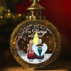 Your Life Was A Blessing, Love You Forever - Memorial Personalized Custom Candlelight Lantern Ornament - Sympathy Gift, Christmas Gift For Family Members