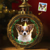 Custom Photo You Brought Us Endless Joy - Memorial Personalized Custom Candlelight Lantern Ornament - Sympathy Gift, Christmas Gift For Pet Owners, Pet Lovers