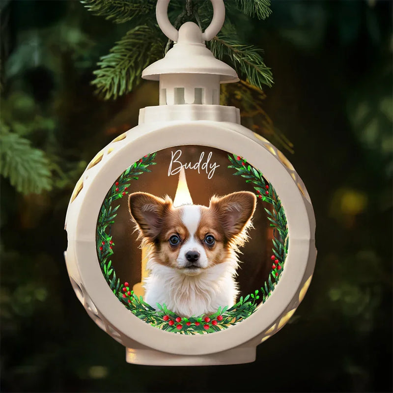 Custom Photo You Brought Us Endless Joy - Memorial Personalized Custom Candlelight Lantern Ornament - Sympathy Gift, Christmas Gift For Pet Owners, Pet Lovers