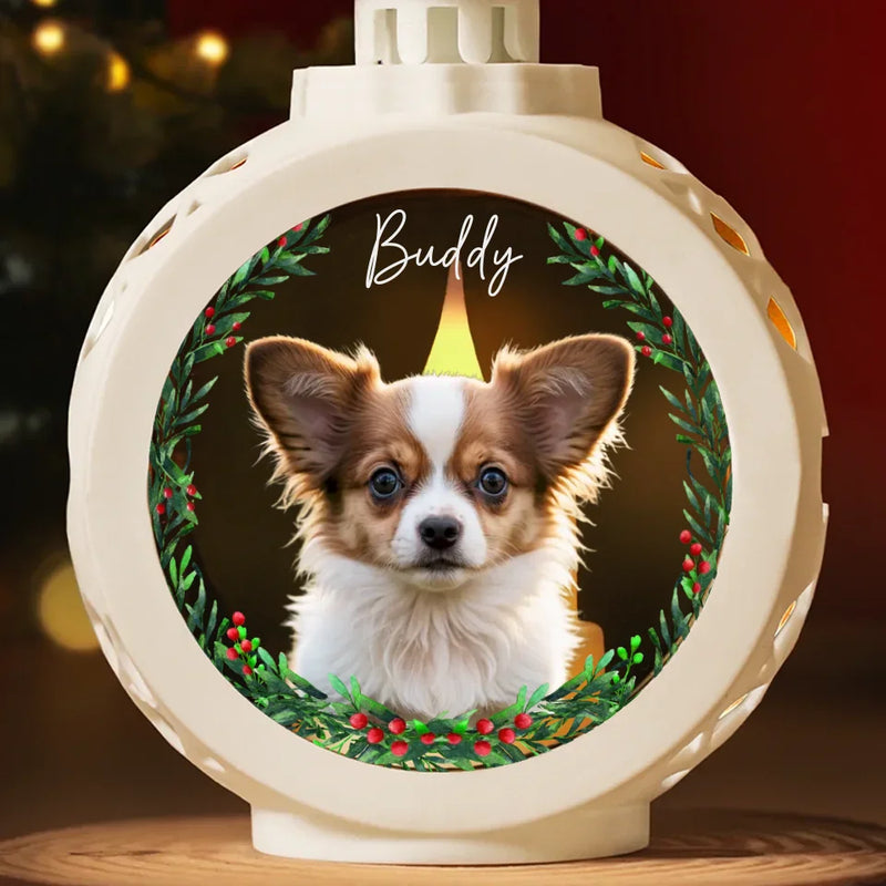 Custom Photo You Brought Us Endless Joy - Memorial Personalized Custom Candlelight Lantern Ornament - Sympathy Gift, Christmas Gift For Pet Owners, Pet Lovers