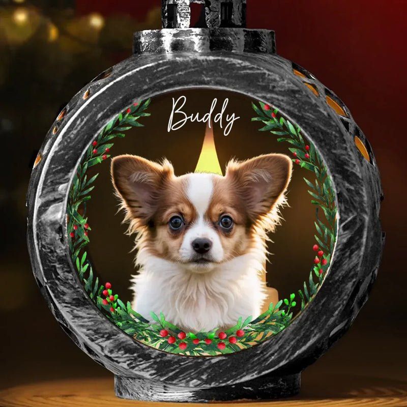 Custom Photo You Brought Us Endless Joy - Memorial Personalized Custom Candlelight Lantern Ornament - Sympathy Gift, Christmas Gift For Pet Owners, Pet Lovers