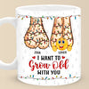 I Want To Grow Old With You, And Love You More Every Single Day - Couple Personalized Custom 3D Inflated Effect Printed Mug - Christmas Gift For Husband Wife, Anniversary