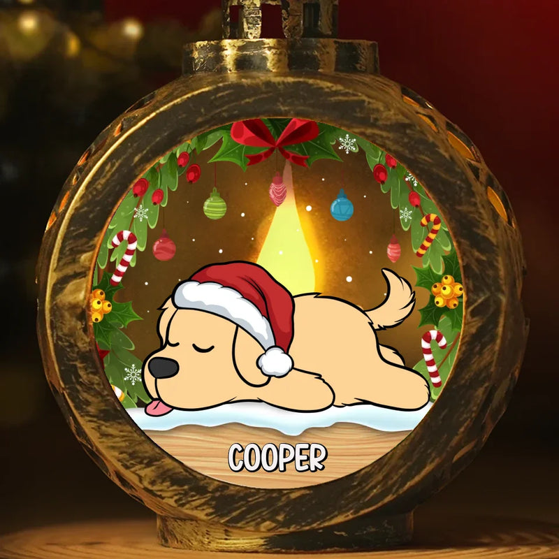 My Pet Is On The Nice List - Dog & Cat Personalized Custom Candlelight Lantern Ornament - Christmas Gift For Pet Owners, Pet Lovers