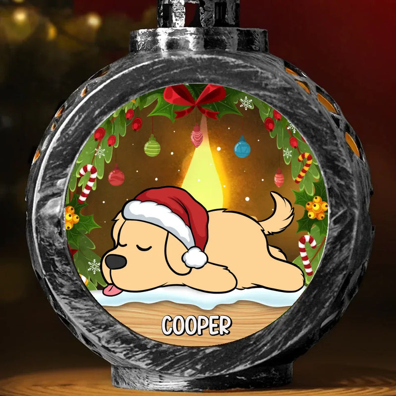My Pet Is On The Nice List - Dog & Cat Personalized Custom Candlelight Lantern Ornament - Christmas Gift For Pet Owners, Pet Lovers