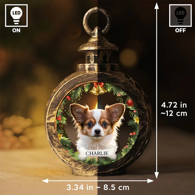 Custom Photo You Make The Holidays Warm And Bright - Dog & Cat Personalized Custom Candlelight Lantern Ornament - Christmas Gift For Pet Owners, Pet Lovers