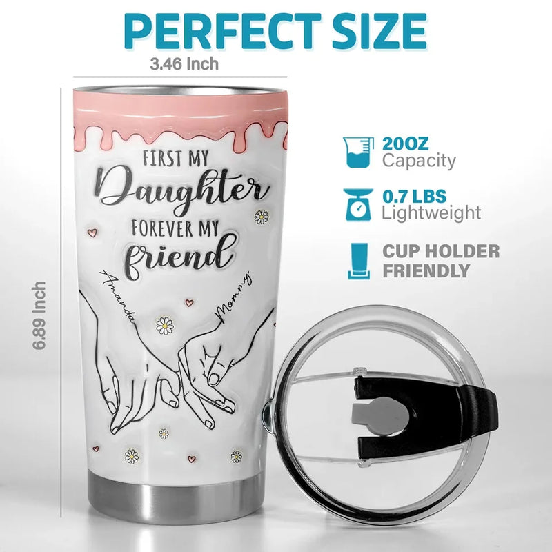Custom Name Mother Daughter Gifts - Personalized Tumbler