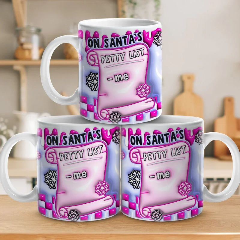 Brighten Your Day With A Fun - Personalized Custom 3D Inflated Effect Printed Mug - Gift For Yourself, Gift For Best Friends, BFF, Sisters