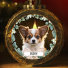 Custom Photo You Are Not Forgotten, You Will Live In My Heart Forever - Memorial Personalized Custom Candlelight Lantern Ornament - Sympathy Gift, Christmas Gift For Pet Owners, Pet Lovers