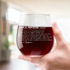 A Soul Sister Is An Irreplaceable Person - Bestie Personalized Custom Wine Glass - Gift For Best Friends, BFF, Sisters