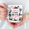 The Best Part Of My Day Is Spending It With You - Couple Personalized Custom 3D Inflated Effect Printed Mug - Christmas Gift For Husband Wife, Anniversary