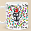 Calm Like A Cat On A Windowsill - Friend 3D Inflated Effect Printed Mug - Christmas Gift For Best Friends, Family Members, Coworkers, Yourself