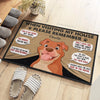 Entry Is Granted Only If My Furry Friends Approve - Dog Personalized Custom Home Decor Decorative Mat - House Warming Gift For Pet Owners, Pet Lovers