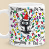 Calm Like A Cat On A Windowsill - Friend 3D Inflated Effect Printed Mug - Christmas Gift For Best Friends, Family Members, Coworkers, Yourself