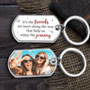 Custom Photo I Enjoy This Journey With You - Bestie Personalized Custom Keychain - Gift For Best Friends, BFF, Sisters