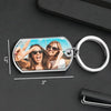 Custom Photo I Enjoy This Journey With You - Bestie Personalized Custom Keychain - Gift For Best Friends, BFF, Sisters