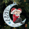 The Best Place To Sleep Is In A Grandmother’s Arms - Family Personalized Custom Ornament - Acrylic Custom Shaped - Christmas Gift For Grandma, Grandchild