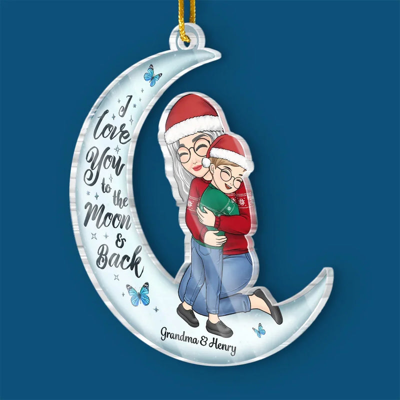 Grandmas Never Run Out Of Hugs Or Cookies - Family Personalized Custom Ornament - Acrylic Custom Shaped - Christmas Gift For Grandma, Grandchild
