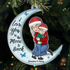 Grandmas Never Run Out Of Hugs Or Cookies - Family Personalized Custom Ornament - Acrylic Custom Shaped - Christmas Gift For Grandma, Grandchild