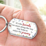 Custom Name Friendship Gifts for Best Friends - Personalized Keychain