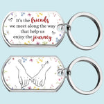Custom Name Friendship Gifts for Best Friends - Personalized Keychain