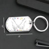 Bestie Vibes Only - Bestie Personalized Custom Keychain - Gift For Best Friends, BFF, Sisters