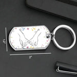 Custom Name Friendship Gifts for Best Friends - Personalized Keychain
