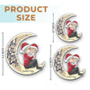 Grandma’s Hugs Come With No Expiry Date - Family Personalized Custom Ornament - Acrylic Custom Shaped - Christmas Gift For Grandma, Grandchild