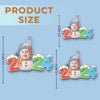Custom Photo Tiny Hands, Tiny Feet, Big Christmas Love - Family Personalized Custom Ornament - Acrylic Custom Shaped - Christmas Gift For Baby Kids, Newborn Baby