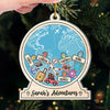 The Journey Itself Is My Home - Travel Personalized Custom Ornament - Acrylic Custom Shaped - Christmas Gift For Family Members, Gift For Adventure Travel Lovers