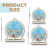 The Journey Itself Is My Home - Travel Personalized Custom Ornament - Acrylic Custom Shaped - Christmas Gift For Family Members, Gift For Adventure Travel Lovers