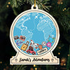 The Journey Itself Is My Home - Travel Personalized Custom Ornament - Acrylic Custom Shaped - Christmas Gift For Family Members, Gift For Adventure Travel Lovers