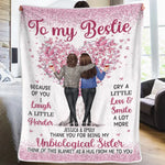 Custom Name Sister Gifts for Bestie - Personalized Blanket