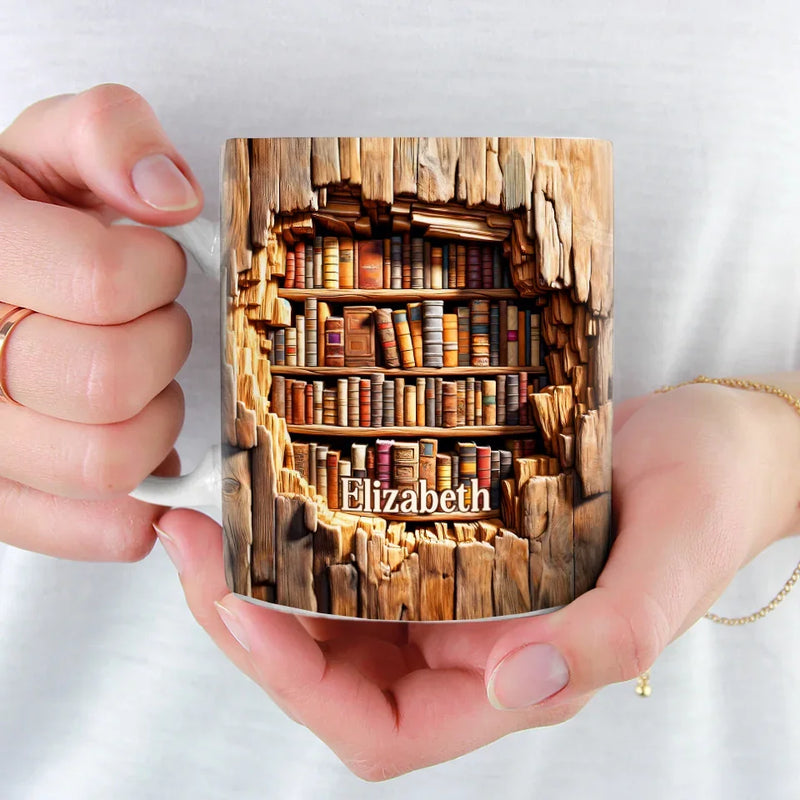 Books Are The Mirrors Of The Soul - Personalized Custom 3D Inflated Effect Printed Mug - Christmas Gift For Book Lovers