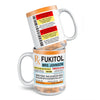 Fukitol Rx Prescription For Recharging Your Mind And Soul - Friend Personalized Custom Mug - Gift For Best Friends, Sisters, Family Members, Coworkers
