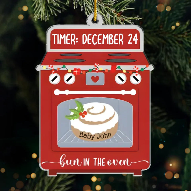 Adding An Extra Sparkle To The Holiday Season - Family Personalized Custom Ornament - Acrylic Custom Shaped - Christmas Gift For Baby Kids, Newborn Baby