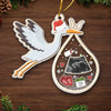 Blessed With The Sweetest Gift Of All - Family Personalized Custom Ornament - Acrylic Custom Shaped - Christmas Gift For Baby Kids, Newborn Baby