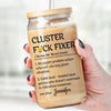 Happiness Is Having Great Coworkers - Coworker Personalized Custom Glass Cup, Iced Coffee Cup - Christmas Gift For Coworkers, Work Friends, Colleagues