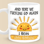 Funny Good Morning F-Bomb Gifts for Adults - Mugs