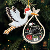 Blessed With The Sweetest Gift Of All - Family Personalized Custom Ornament - Acrylic Custom Shaped - Christmas Gift For Baby Kids, Newborn Baby