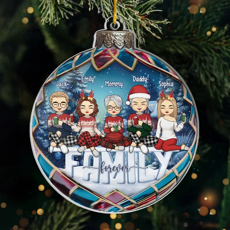 Together, We Have It All - Family Personalized Custom Ornament - Acrylic Custom Shaped - Christmas Gift For Family Members