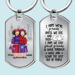 Custom Name Funny Best Friend Gifts - Personalized Keychain