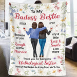 Custom Name Sister Gifts - Personalized Blanket